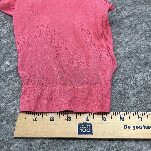 Nation LTD Fremont UnJoggers Womens M Cheetah Jacquard Sateen Pink Lightweight - Picture 15 of 16